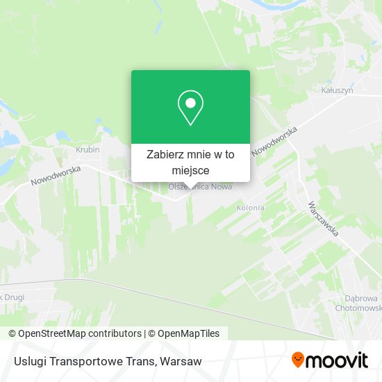 Mapa Uslugi Transportowe Trans