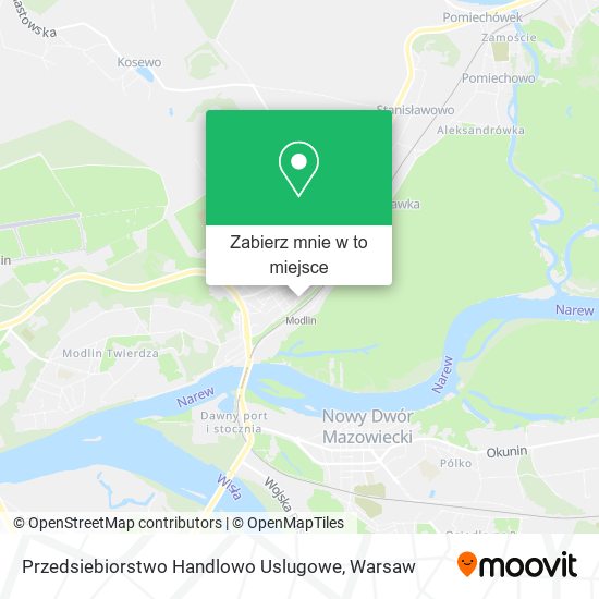 Mapa Przedsiebiorstwo Handlowo Uslugowe