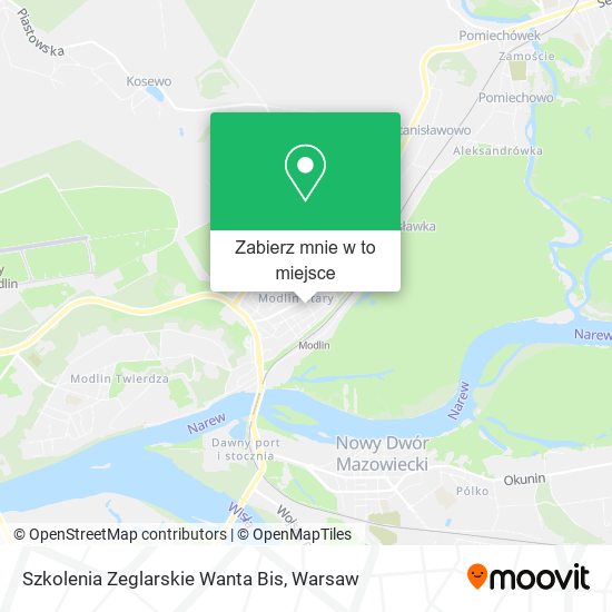 Mapa Szkolenia Zeglarskie Wanta Bis