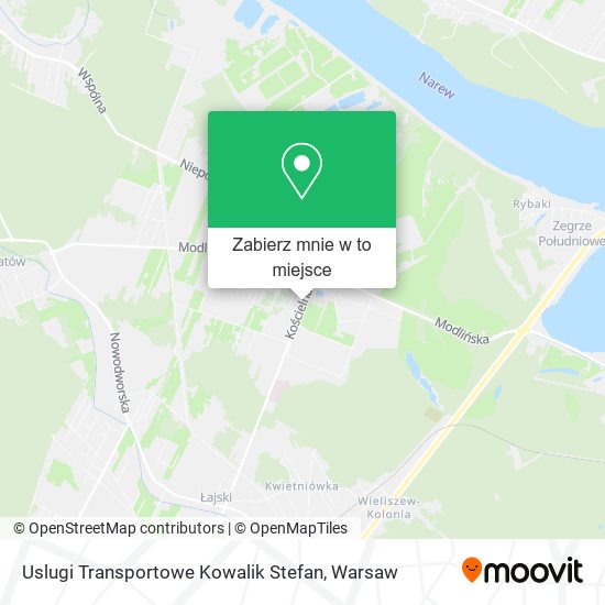 Mapa Uslugi Transportowe Kowalik Stefan