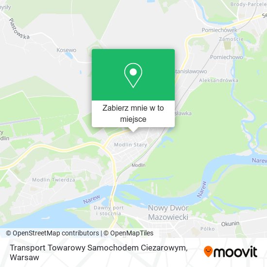 Mapa Transport Towarowy Samochodem Ciezarowym