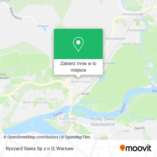 Mapa Ryszard Sawa Sp z o O