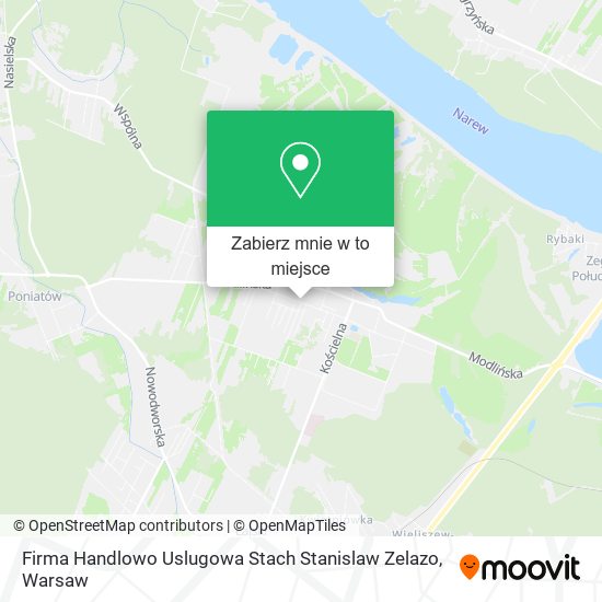 Mapa Firma Handlowo Uslugowa Stach Stanislaw Zelazo