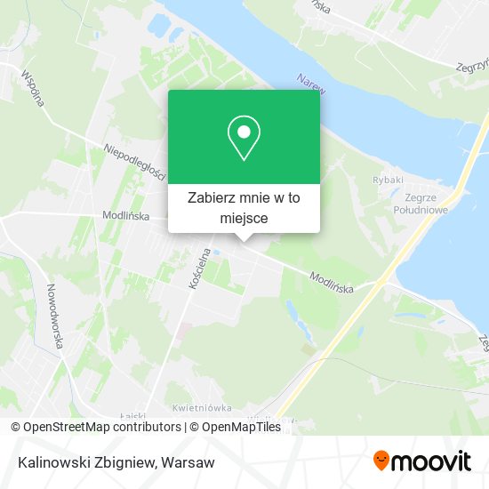 Mapa Kalinowski Zbigniew