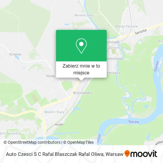 Mapa Auto Czesci S C Rafal Blaszczak Rafal Oliwa
