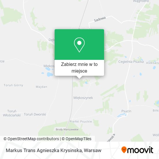 Mapa Markus Trans Agnieszka Krysinska