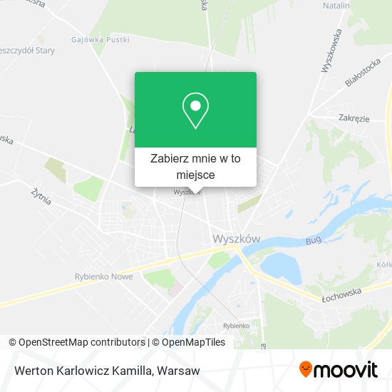 Mapa Werton Karlowicz Kamilla