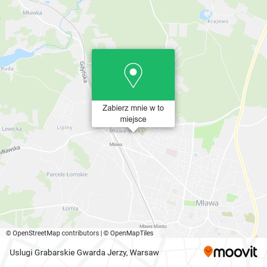 Mapa Uslugi Grabarskie Gwarda Jerzy