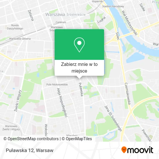 Mapa Puławska 12