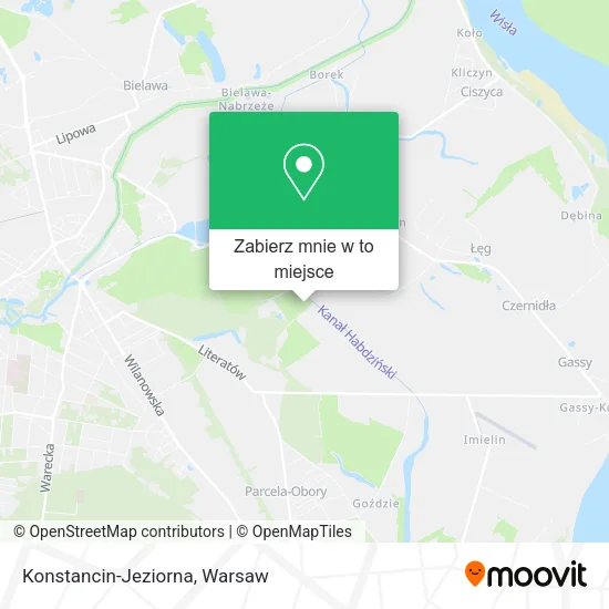 Mapa Konstancin-Jeziorna