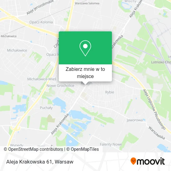 Mapa Aleja Krakowska 61