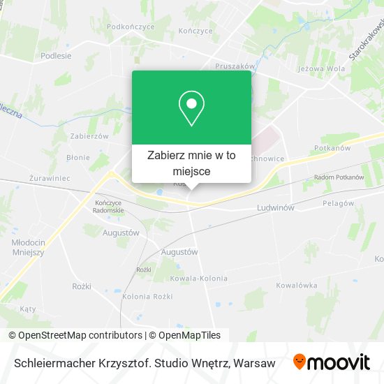 Mapa Schleiermacher Krzysztof. Studio Wnętrz