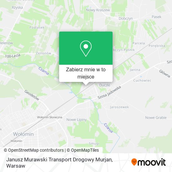 Mapa Janusz Murawski Transport Drogowy Murjan