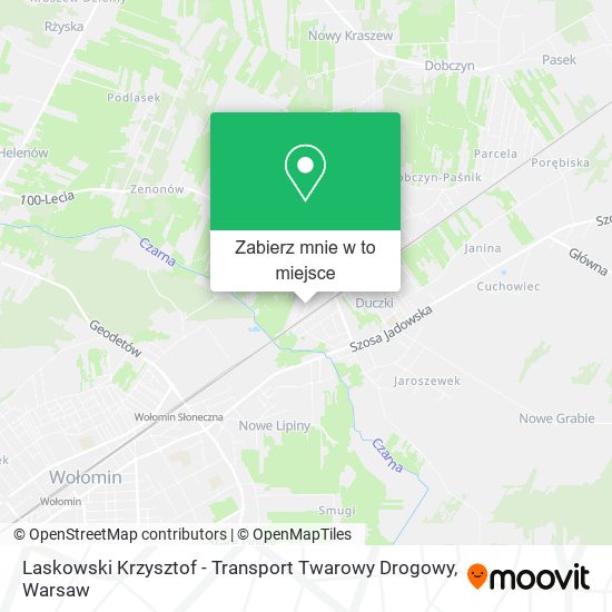 Mapa Laskowski Krzysztof - Transport Twarowy Drogowy