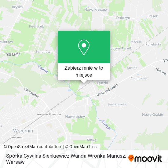 Mapa Spółka Cywilna Sienkiewicz Wanda Wronka Mariusz