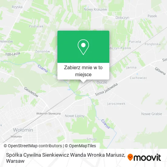 Mapa Spółka Cywilna Sienkiewicz Wanda Wronka Mariusz