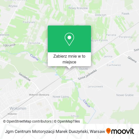 Mapa Jgm Centrum Motoryzacji Marek Duszyński