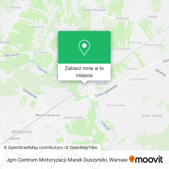 Mapa Jgm Centrum Motoryzacji Marek Duszyński