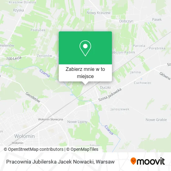 Mapa Pracownia Jubilerska Jacek Nowacki