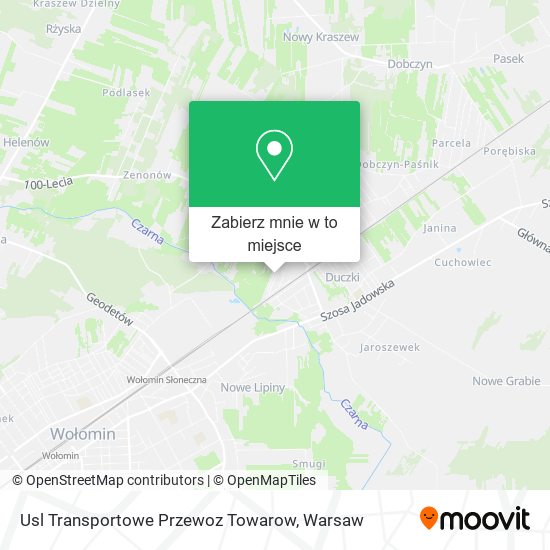 Mapa Usl Transportowe Przewoz Towarow