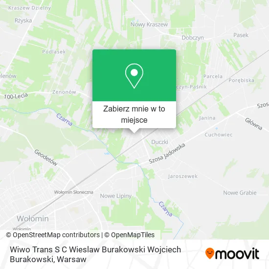 Mapa Wiwo Trans S C Wieslaw Burakowski Wojciech Burakowski