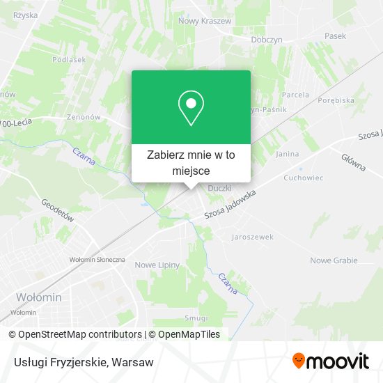 Mapa Usługi Fryzjerskie