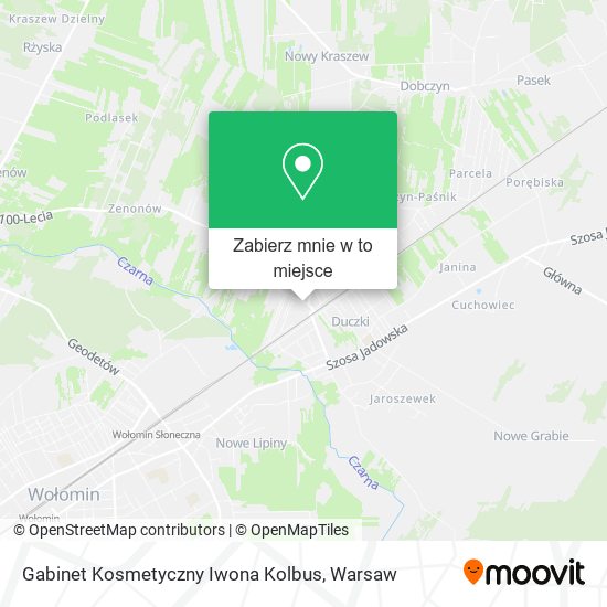 Mapa Gabinet Kosmetyczny Iwona Kolbus