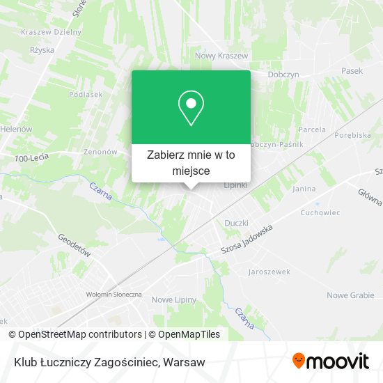 Mapa Klub Łuczniczy Zagościniec