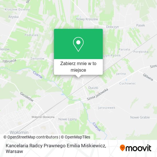 Mapa Kancelaria Radcy Prawnego Emilia Miśkiewicz