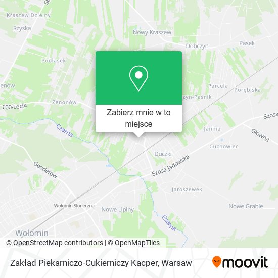 Mapa Zakład Piekarniczo-Cukierniczy Kacper