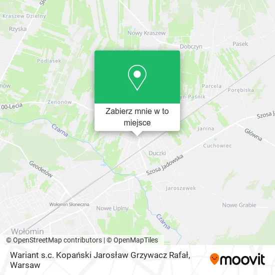 Mapa Wariant s.c. Kopański Jarosław Grzywacz Rafał