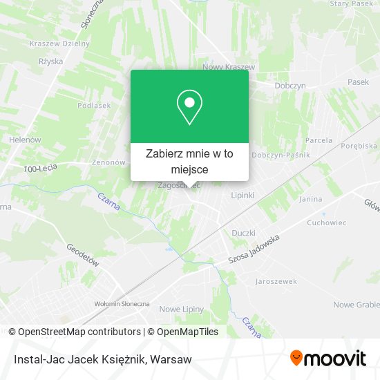 Mapa Instal-Jac Jacek Księżnik