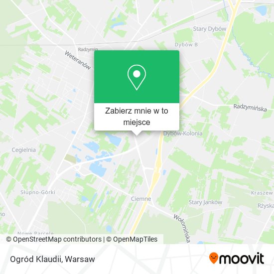 Mapa Ogród Klaudii