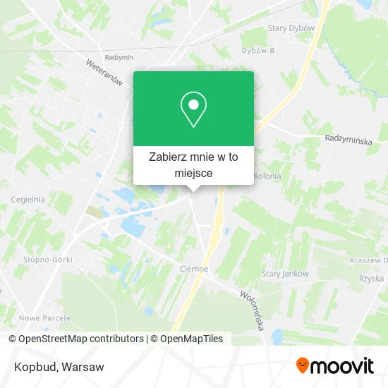 Mapa Kopbud