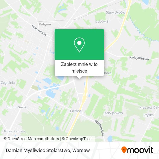 Mapa Damian Myśliwiec Stolarstwo