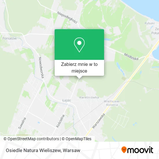 Mapa Osiedle Natura Wieliszew