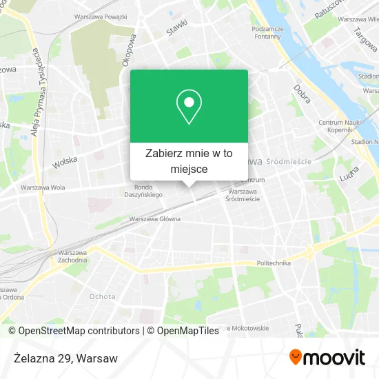 Mapa Żelazna 29