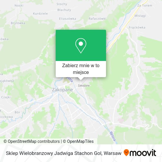 Mapa Sklep Wielobranzowy Jadwiga Stachon Gol