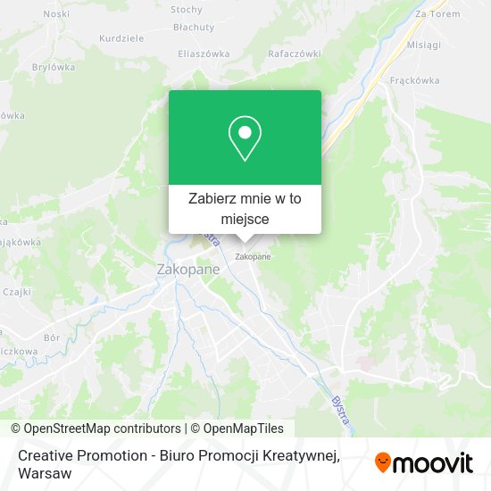 Mapa Creative Promotion - Biuro Promocji Kreatywnej