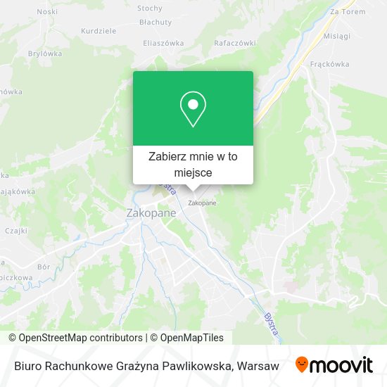 Mapa Biuro Rachunkowe Grażyna Pawlikowska