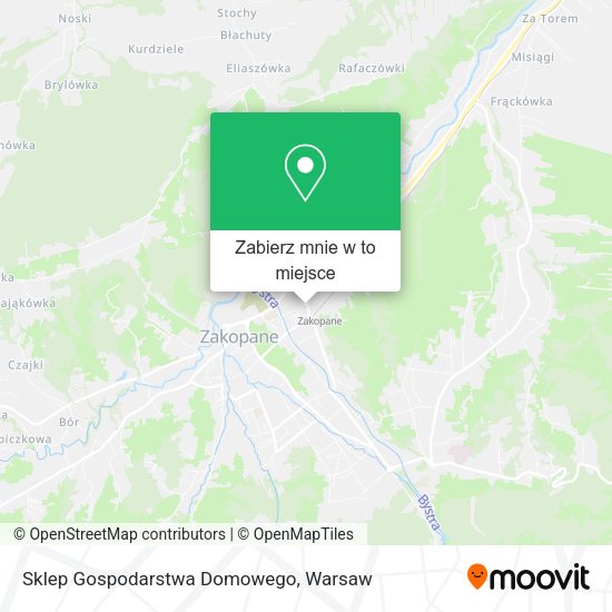 Mapa Sklep Gospodarstwa Domowego