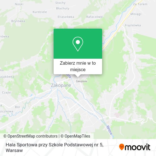 Mapa Hala Sportowa przy Szkole Podstawowej nr 5