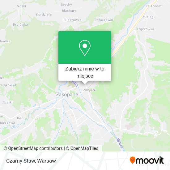 Mapa Czarny Staw