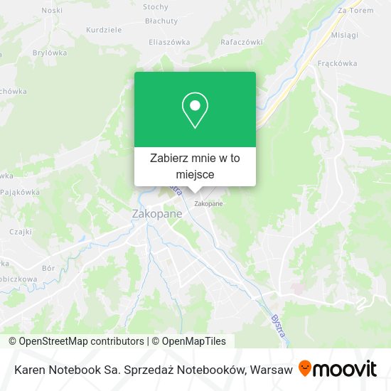 Mapa Karen Notebook Sa. Sprzedaż Notebooków