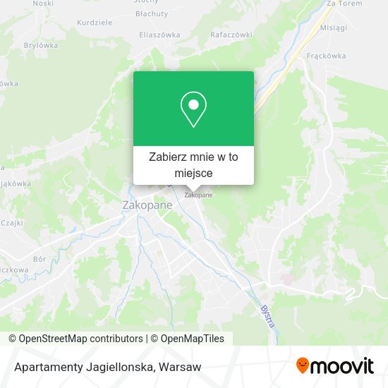 Mapa Apartamenty Jagiellonska