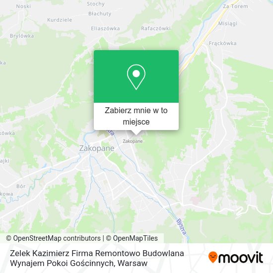 Mapa Zelek Kazimierz Firma Remontowo Budowlana Wynajem Pokoi Gościnnych