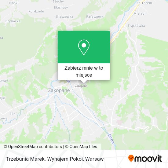 Mapa Trzebunia Marek. Wynajem Pokoi