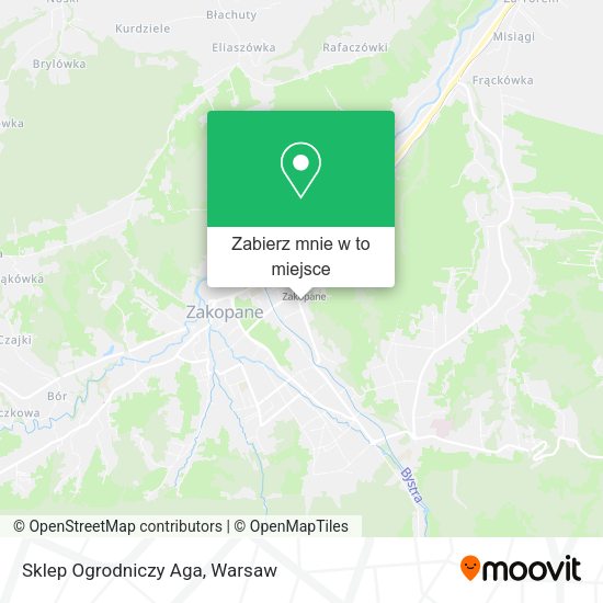 Mapa Sklep Ogrodniczy Aga