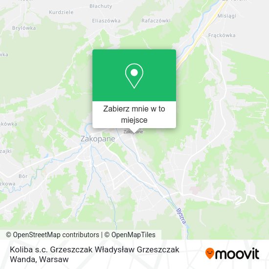 Mapa Koliba s.c. Grzeszczak Władysław Grzeszczak Wanda