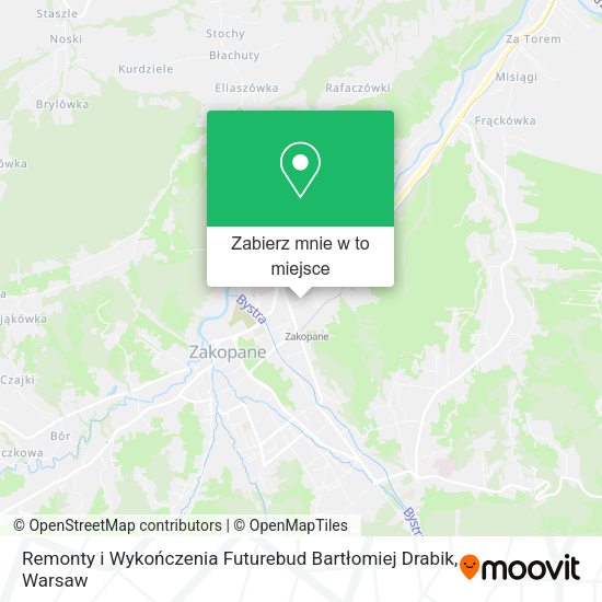 Mapa Remonty i Wykończenia Futurebud Bartłomiej Drabik